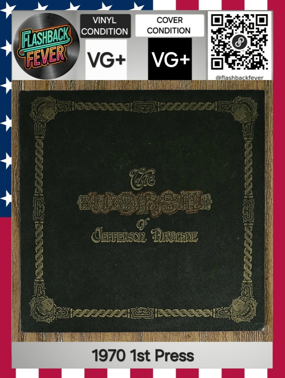 JEFFERSON AIRPLANE•The Worst Of Jefferson Airplane•Nov 1970 US (#LSP-4459) RCA